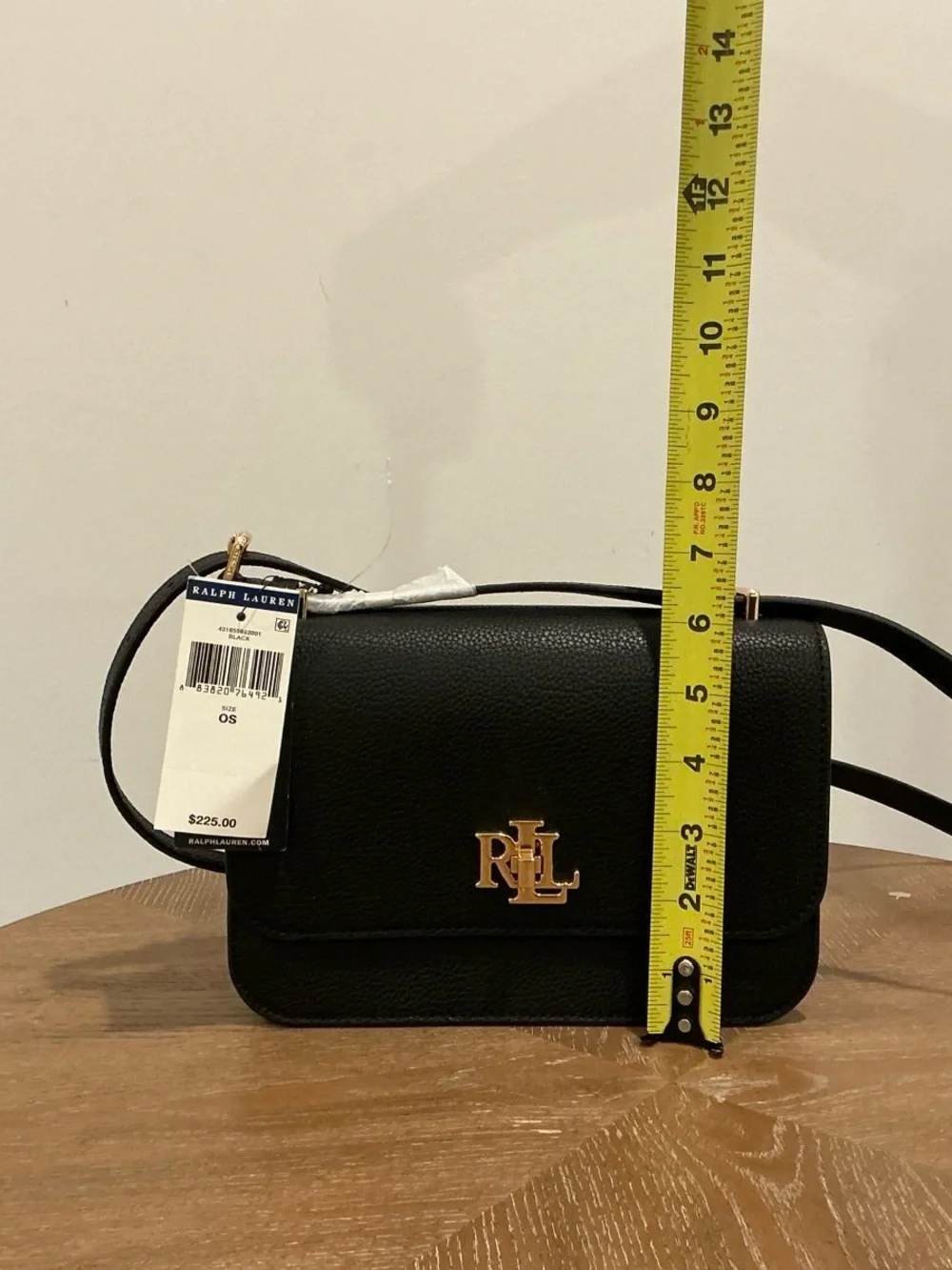 Lauren Ralph Lauren LEATHER MEDIUM SOPHEE BAG - Cross body bag - black